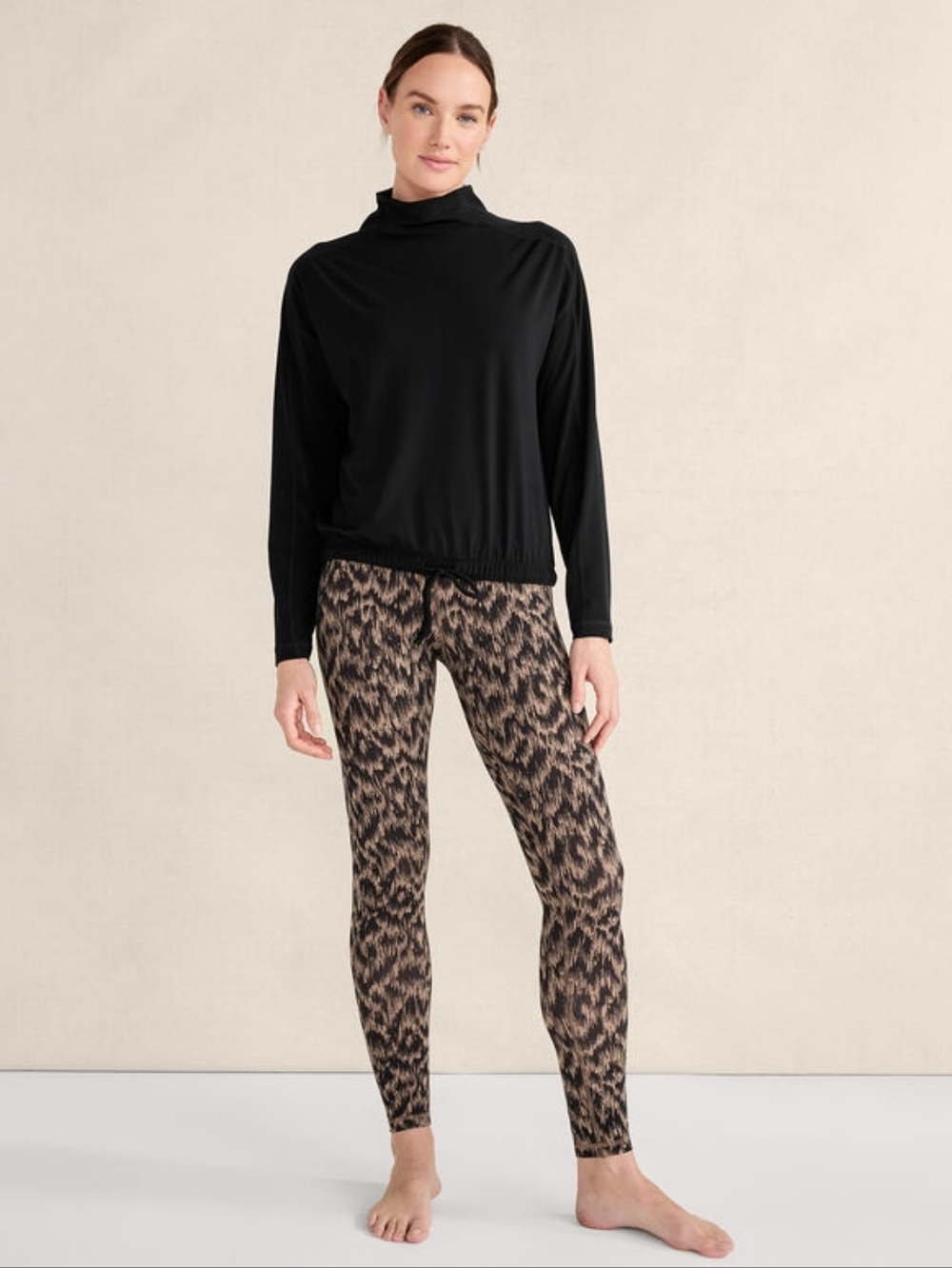 Haven' well within by Talbots, 🛍Buy2Get1 FREE🛍balance Abstract print legging - Picture 4 of 5